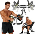 Twister Arm Trainer, 9-Level Adjustable/Non-Adjustable (20-270/20-160Lbs), Non-Foldable/Foldable, with Adjustment Tool & Mechanical Counting Grip, Home Gym Exerciser for Men Women