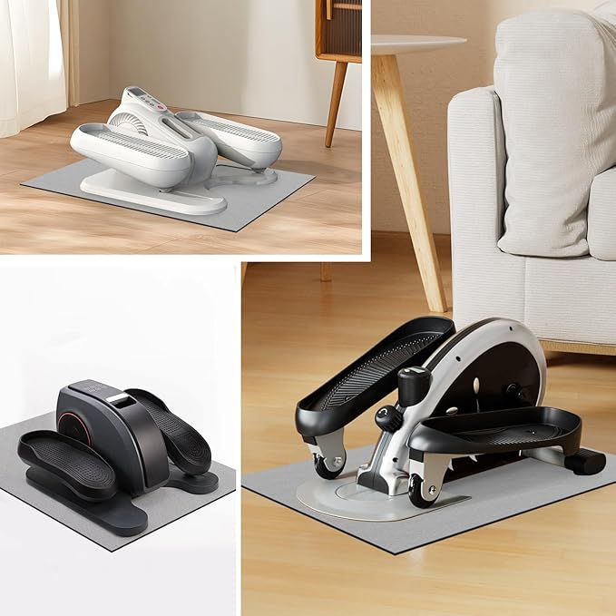 Mini Stair Stepper Mats, Non-Slip Mat Suitable for Under Desk Elliptical Peddler Mini Cycles Elliptical Exercise Bikes and Under Desk Elliptical for Seniors Home Sports Mat