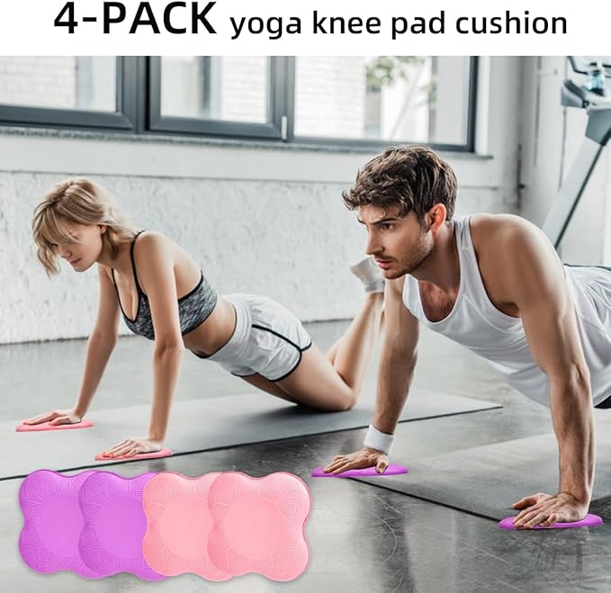 2 packs Yoga Knee Pad Mats Extra Thick for Knees Elbows Wrist Hands Head Foam Pilates Kneeling pad Yoga Knee Cushion Thick Exercise Pads for Knees Elbows Wrist Hands Head Foam Pilates Kneeling pad，Support Foam Pads for Women and Men