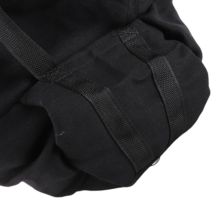 Fitness Workout Sandbag with Handles, Empty Weightlifting Training Sandbag, Durable 16oz Canvas Power Bag for Home Gym, Travel, Yoga and Strength Exercises