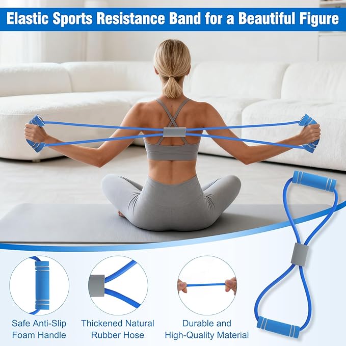 Pilates Equipment Kit for Home Workout, Pilates Ring and Ball Set for Women, 14'' Magic Circle Essentials Accessories Kit, Wrist Weights, Resistance Bands, Yoga Strap, Socks, Bag
