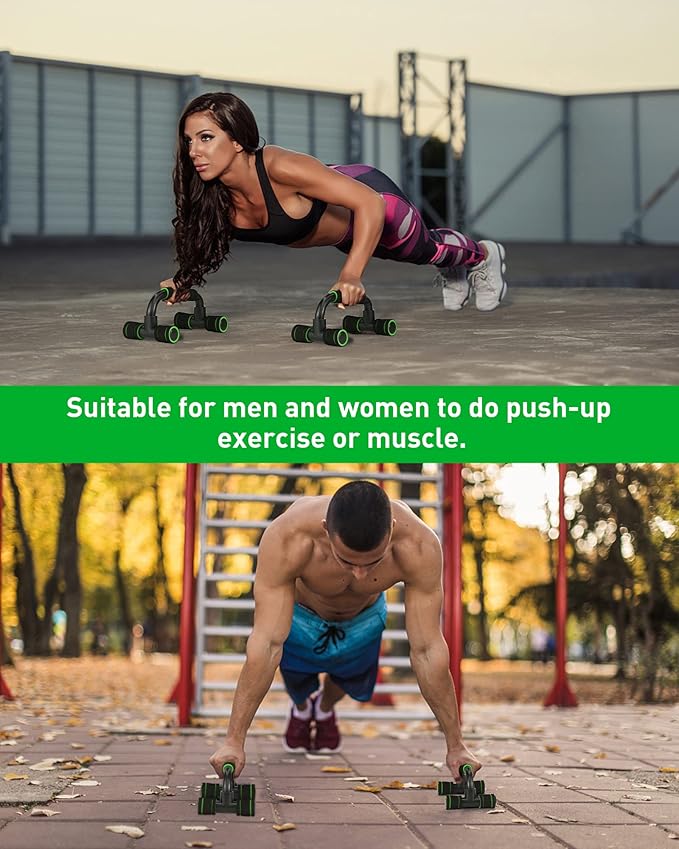 Push up Bar, Structure Portable for Home Fitness Training, Push Up Stands Handle for Floor Workouts, Suitable for Men and Women.