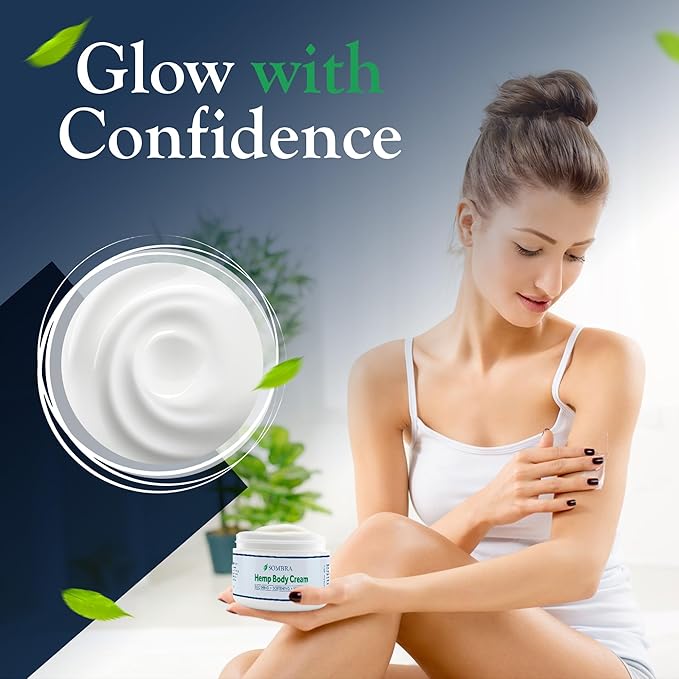 Sombra Hemp Body Cream 8oz Jar