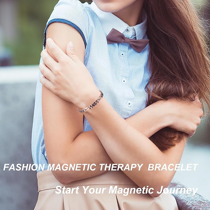 Magnetic Copper Bracelets for Women, 99.9% Pure Copper Solid Vintage Adjustable Bracelet, Fashion Jewelry Present (0286Q)