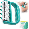 EcoEarth - Myofascial Release Cellulite Massager - Green - Lymphatic Drainage Massage Roller - Handheld Deep Tissue Massage Therapy Tool for Men and Women - Reduce Appearance of Cellulite