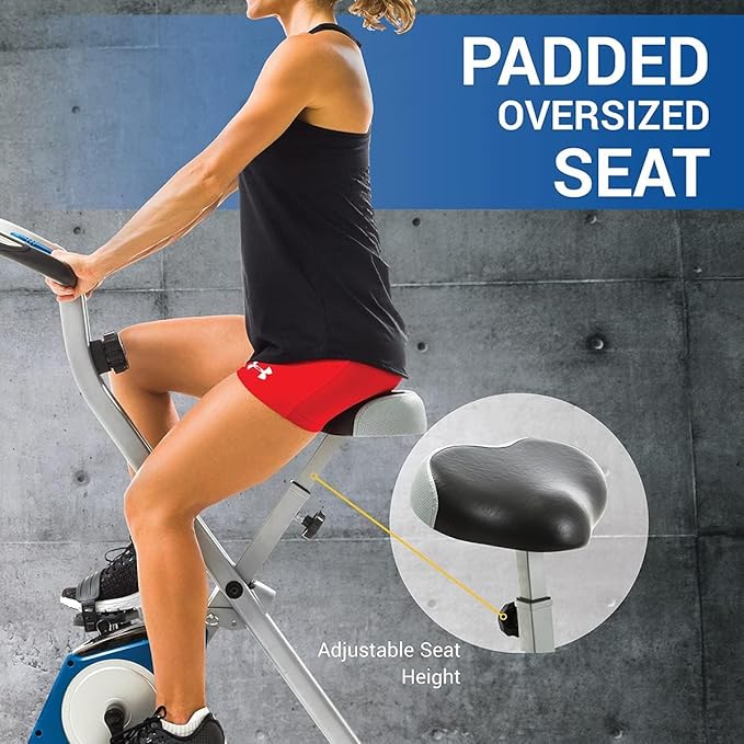 Folding Exercise Bike, 225 LB Weight Capacity