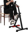 Pedal Exerciser Bike for Seniors, Hand Arm Leg and Knee Physical Recovery Equipment Adjustable Portable Fitness Equipment Elderly Dual Pedal Home Exercise Bike for Total Body Workout