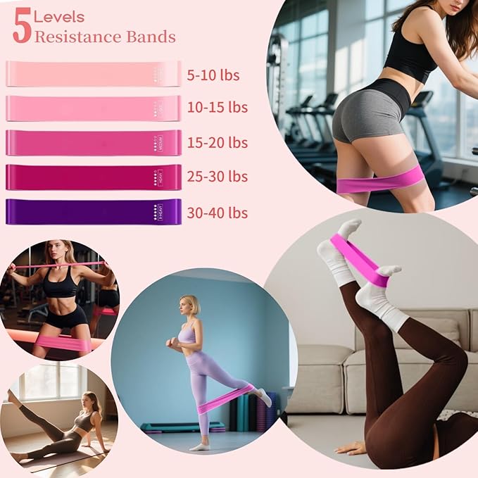 Pilates Equipment Kit for Home Workout,Pilates Ring and Ball Set,Pilates Essentials Accessories Kit for Women with Core Sliders,Adjustable Ankle Wrist Weight,Exercise Resistant Bands