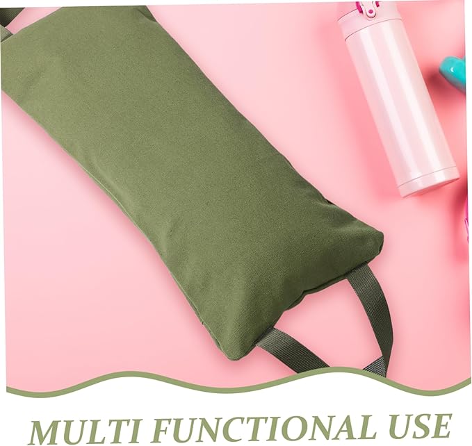 Hemoton Versatile Yoga Fitness Sandbag Removable Lightweight Canvas Leg Slimming Workout Bag