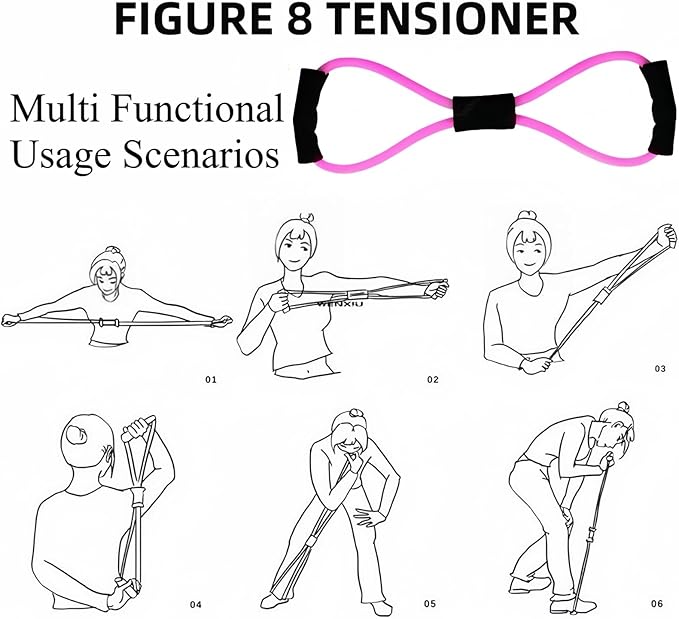 Pilates Essentials Kit for Women - Complete Yoga Set with Rings, Booty Bands, Hip Exercise Band, and 25cm Ball