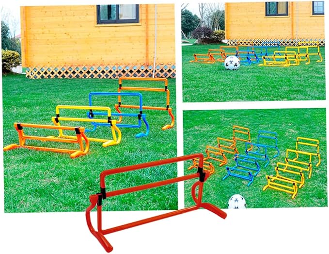 Sports Ladder Sports Equipment Athletic Gear Hurdles for Kids Football Agility Exercise Hurdles Soccer Field Obastacles Training Equipment Multicolor Football Training Yellow