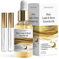 Castor Oil Organic Cold Pressed Unrefined Glass Bottle, Eyebrow Eyelash Growth Serum, Hexane-Free, Pure Rosemary, Macadamia Infused Oils for Hair and Scalp Growth, Natural Brow Lash Oil 2oz