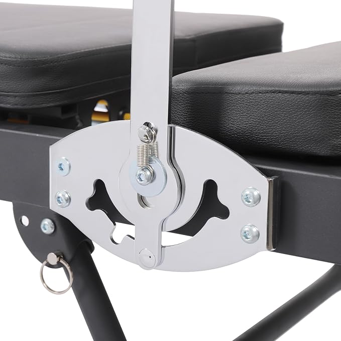 Multifunctional Yoga Fitness Equipment, Foldable Pilates Reformer Machine, Pilates Exercise Equipment Up to 264.55lbs Weight Capacity for Homes, Offices, Yoga Studios (Black)