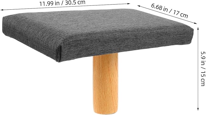 YARNOW Portable Single-Leg Zen Stool with Cushion Kneeling Bench for Meditation and Prayer Grey Seiza Seat Suitable for Adults Over
