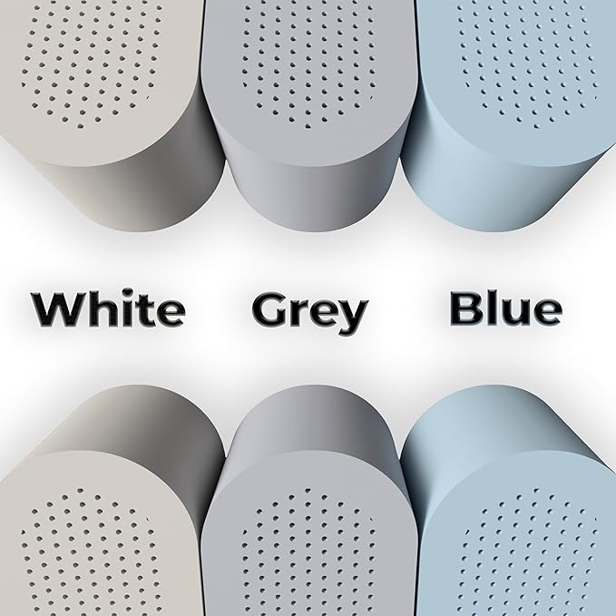 Aqua Select Resin Pool Steps for Above Ground Pools | Misty Grey | Heavy-Duty ABS Construction | 350 lb Capacity, Non-Slip Step Treads, & Handrail | Includes Liner Guard | No Weights Needed
