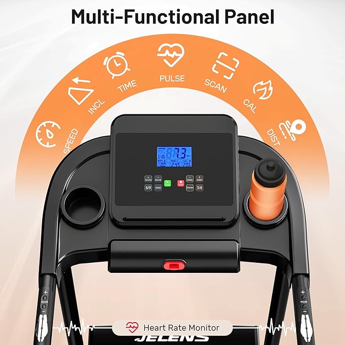 Treadmill for Home with 0-15% Auto Incline, Foldable Walking Pad Treadmill with 330LBS Weight Capacity and Pulse Sensors, 3.0HP Quiet Walking Pad with App and LCD Display