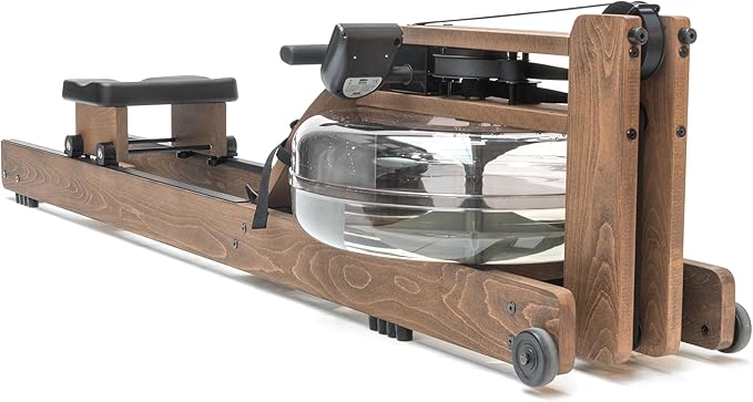 WaterRower Vintage Oak Rowing Machine with S4 BLE Monitor | USA Made Water Rower | Original Handcrafted Erg Row Machine for Home Use & Gym