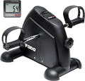 TODO Mini Exercise Bike Pedal Exerciser Foot Peddler Portable Therapy Bicycle with Digital Monitor