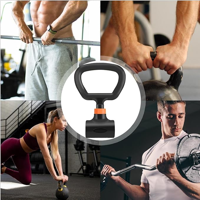 Dumbbell Grip Handle - Innovative Kettlebell Converter, Heavy Duty Workout Attachment | Workout Accessories Adjustable Exercise Equipment Attachment, Stable Muscle Building Adapter, Compact Gym