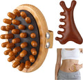 Wooden Meridian Massage Body Brush for Cellulite Remover, Cellulite Lymphatic Drainage Massager for Body Shaping