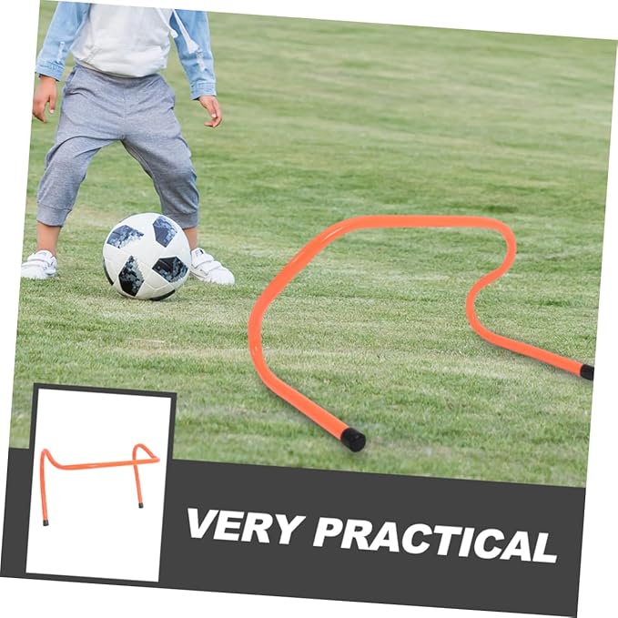 SUPVOX 4Pcs Speed Hurdles for Agility Training Durable Plastic Training Hurdles for Football Practice Enhance Footwork Skills for Outdoor Sports Drills