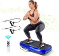 Vibration Plate Exercise Machine, Shaking Whole Body Workout Vibration Platform Lymphatic Drainage, Power Waver Vibrate Stand Machine for Home Fitness Weight Loss