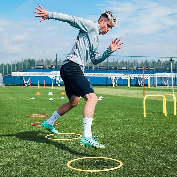 FORZA Agility Rings [12 Pack] | Speed & Agility Training Equipment for Athletes - Available in 10 Colors