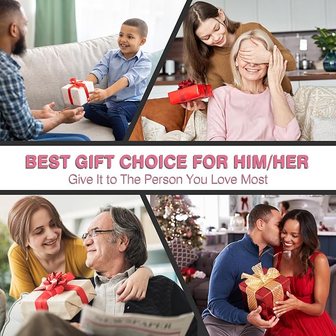 cotsoco Massage Gun Deep Tissue for Pain Relief with 4 Massage Heads & 6 Speeds, Electric Mini Handheld Body Massager for Any Pain Relief, Best Gifts for Men and Mom