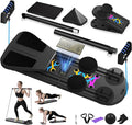Pilates Board, Foldable Pilates Reformer Set for Home Workout with Timer, 6-in-1 Multifunctional Portable Reformer Pilates Machine at Home Pilates Equipment for Fitness, Exercise, Abs, Core Training