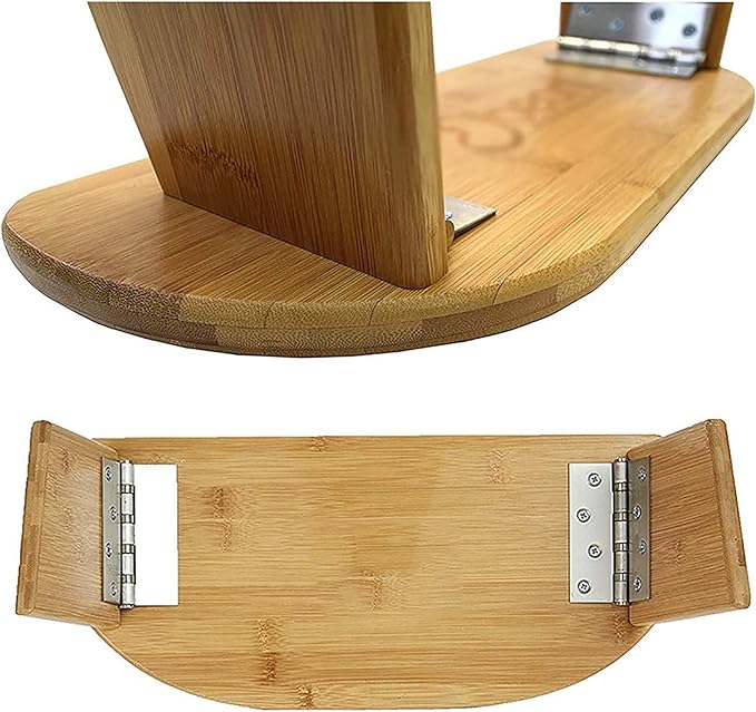 Kneeling Meditation Bench with Foldable Bamboo Meditation Bench Legs- Kneeling Chair-Yoga Stool from Wood,Perfect Kneeling Stool Ergonomic