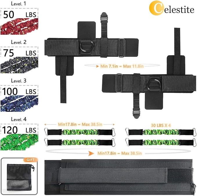 celestite Vertical Jump Trainer for Volleyball Basketball Home Gym, Vertimax Jump Machine Resistance Bands, Adjustable Jump Training Equipment Substitute Plyometric Jump Box