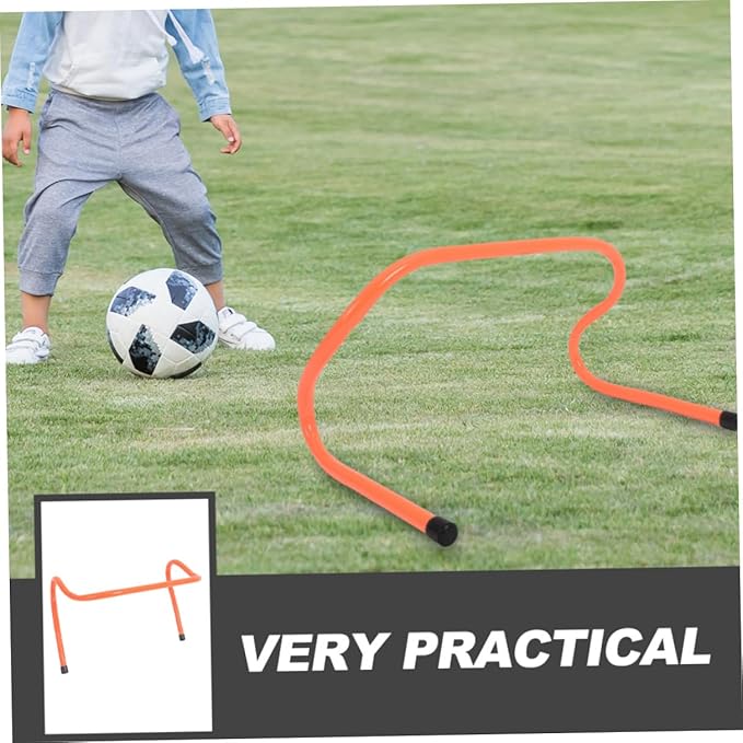 Beaupretty 4pcs Plastic Agility Hurdles 15cm Training Hurdles for Soccer Football Speed and Agility Drills Youth Sports Equipment