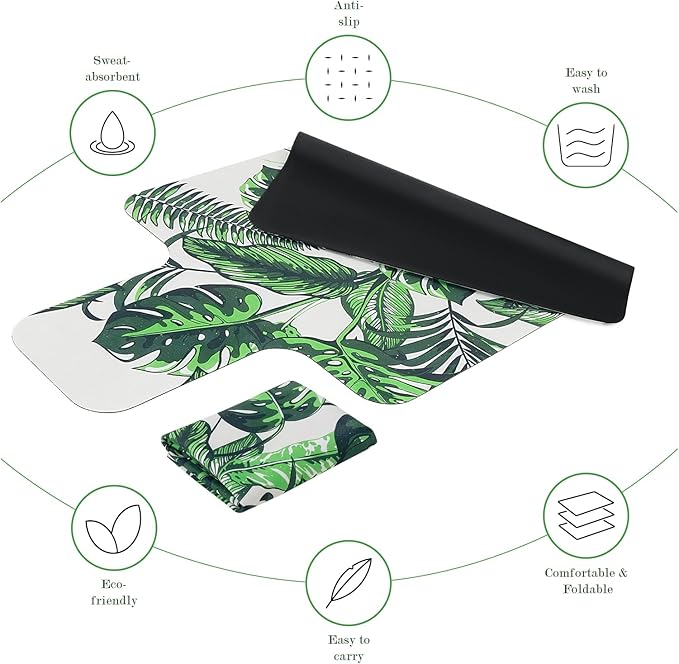 Pilates Reformer Machine Mat, Non Slip Pilates Reformer Cover Lightweight Foldable Washable Pilates Reformer Mat for Gym Fitness