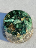 Green Fuchsite Orgone Generator Energy Accumulator 528Hz/7.83Hz/Advance Harmonics Many Beautiful Ingredients and Colors! smtbscOG(B. Green Fuchsite)