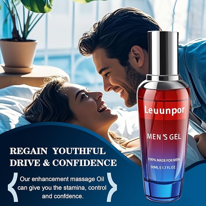 Men's Enhancement Gel, Male Enhancement Cream for Men for Huge Enhanced Size, Enlarge Thickness, Strength, and Prolonged Performance