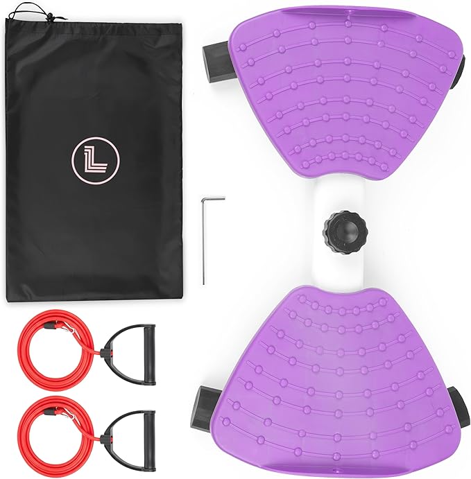 Waist Twister Machine – Waist Sculptor & Twist Exercise Machine for Abs Workout | Noiseless Ab Twister Board, Waist Twist Machine | Heavy-Capacity Anti-Slip Twist Board with Storage Bag