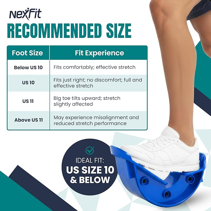 Foot & Calf Stretcher – Premium Stretcher for Plantar Fasciitis, Achilles Tendonitis Relief – Foot Rocker with Durable, Slip-Resistant Design - Stretch Guide for Effective Leg Flexibility