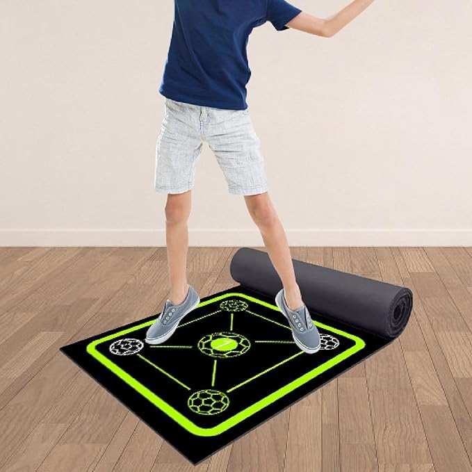 Agility Ladder Mat Speed Ladder Multipurpose Agility Training Equipment Footwork Practice for Soccer Fitness Workout Outdoor