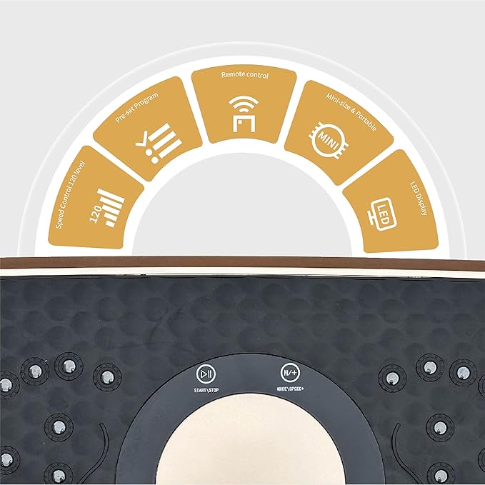 Vibration Plate Exercise Machine – Lymphatic Drainage & High-Intensity Fat Burner, 150-Speed Adjustable Fitness Platform for Full Body Workout, 450 lbs Capacity Home Gym Equipment (Men/Women)