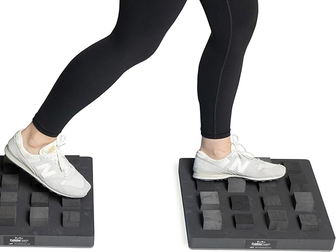 OPTP CobbleFoam Uneven-Surface Balance Trainer - Versatile Balance Board Training System Developed by a Physical Therapist for Injury, Surgery, Rehabilitation, and Sports Training