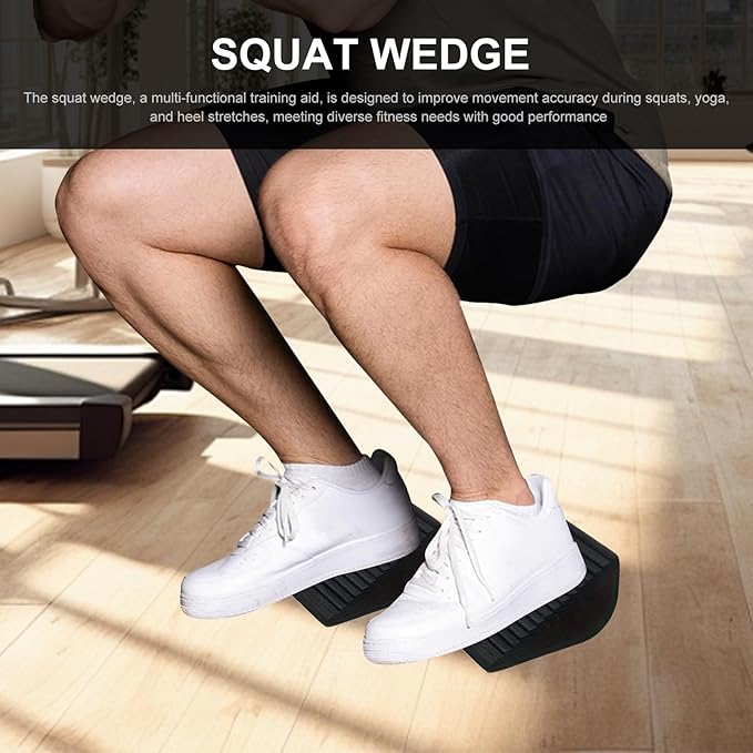 Squat Wedges, Non-slip Lightweight Fitness Incline Board, Squat Wedges Weightlifting, for Workout Fitness Pushup Weightlifting Gym Yoga Balance Training Women Men Teens