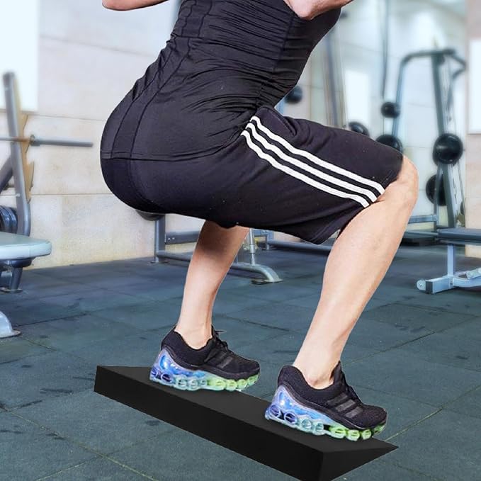 Colaxi Squat Wedge for Men & Women, Squat Wedge Incline Block, EVA Foam Slant Board for Calf Stretching, Elevated Squat Riser Block for Yoga/Pushup/Stretch/Strength/Pilates/Plank/Physical Therapy