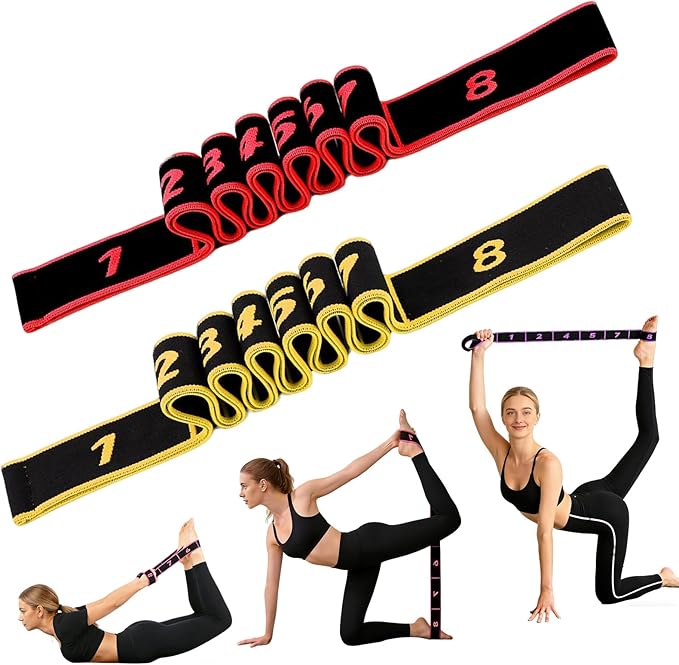 Resistance Bands, Resistance Bands with Handles, Resistance Bands for Working Out, Adjustable Bands for Full Body Stretching Shaping