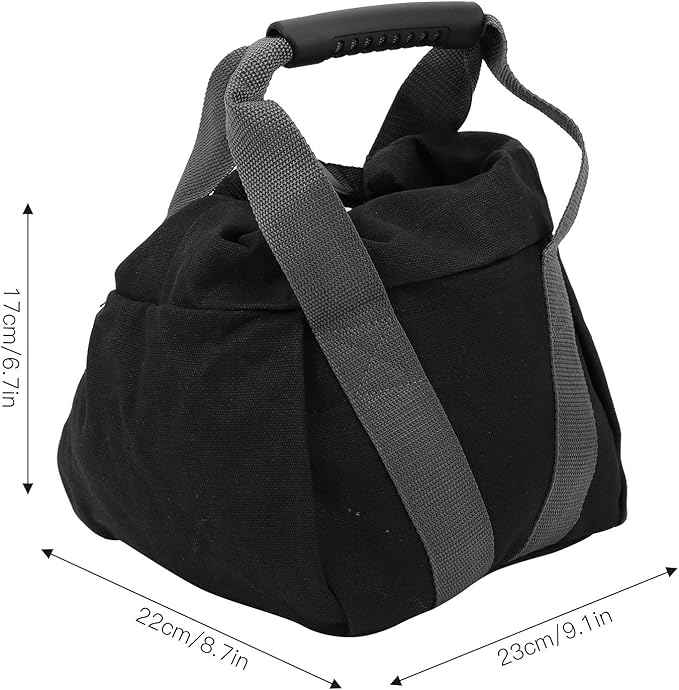 Topyond Weightlifting Sandbag Fitness Equipment Reinforced Webbing Workout Yoga Sandbag Comfortable Handle for Home Gym and Travel