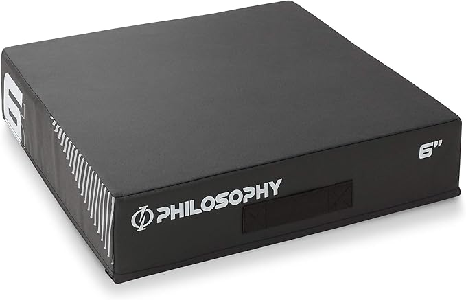 Philosophy Gym Soft Foam Plyometric Box - Jumping Plyo Box for Training and Conditioning