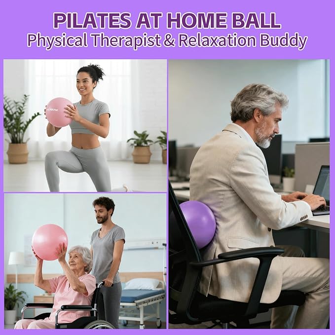 12 Pcs Pilates Equipment kit for Home Workouts, Women's Pilates Essentials Set, Pilates Ring and 2 Ball Accessories Ket, with 5 Resistance Loop, Grip Socks, Resistance Bands, Sculpt Band & Storage Bag