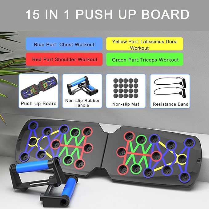 Pilates Board | Portable Pilates Reformer Equipment & Ski Balance Board for Home Workout | 12 in-1 Split Pilates Reformer Machine with Digital Timer | Home Pilates Kit for Gym,Abs,Fitness,Exercise