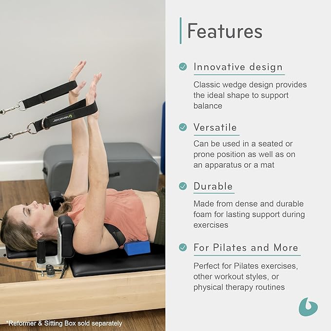 Balanced Body Activ-Wedge Set of 2 Pilates Workout Blocks, Pilates Reformer Accessories