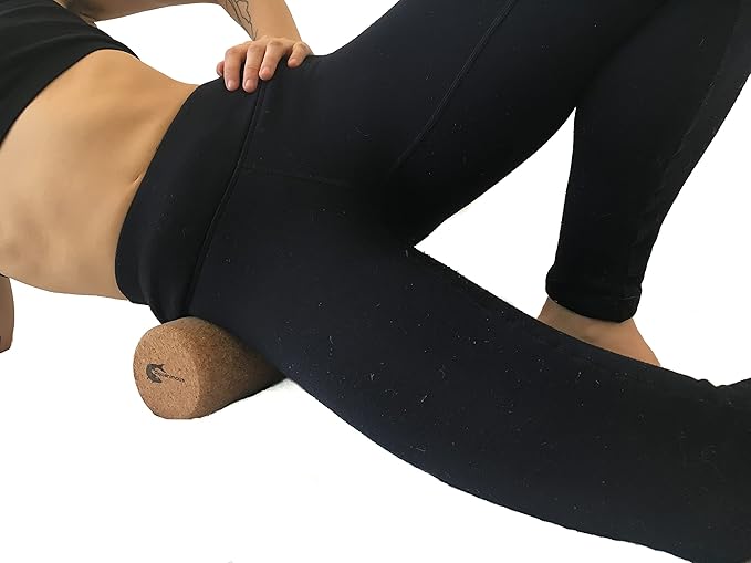 Aquanimous Cork Massage Roller Natural Eco-Friendly NO Foam Roller (16 Inch)