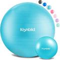 Exercise Ball, Extra Thick Yoga Ball for Workout Pregnancy Stability, 4 Sizes Anti-Burst Balance Ball with Foot Pump - Heavy Duty Fitness Ball Chair for Office, Home & Gym